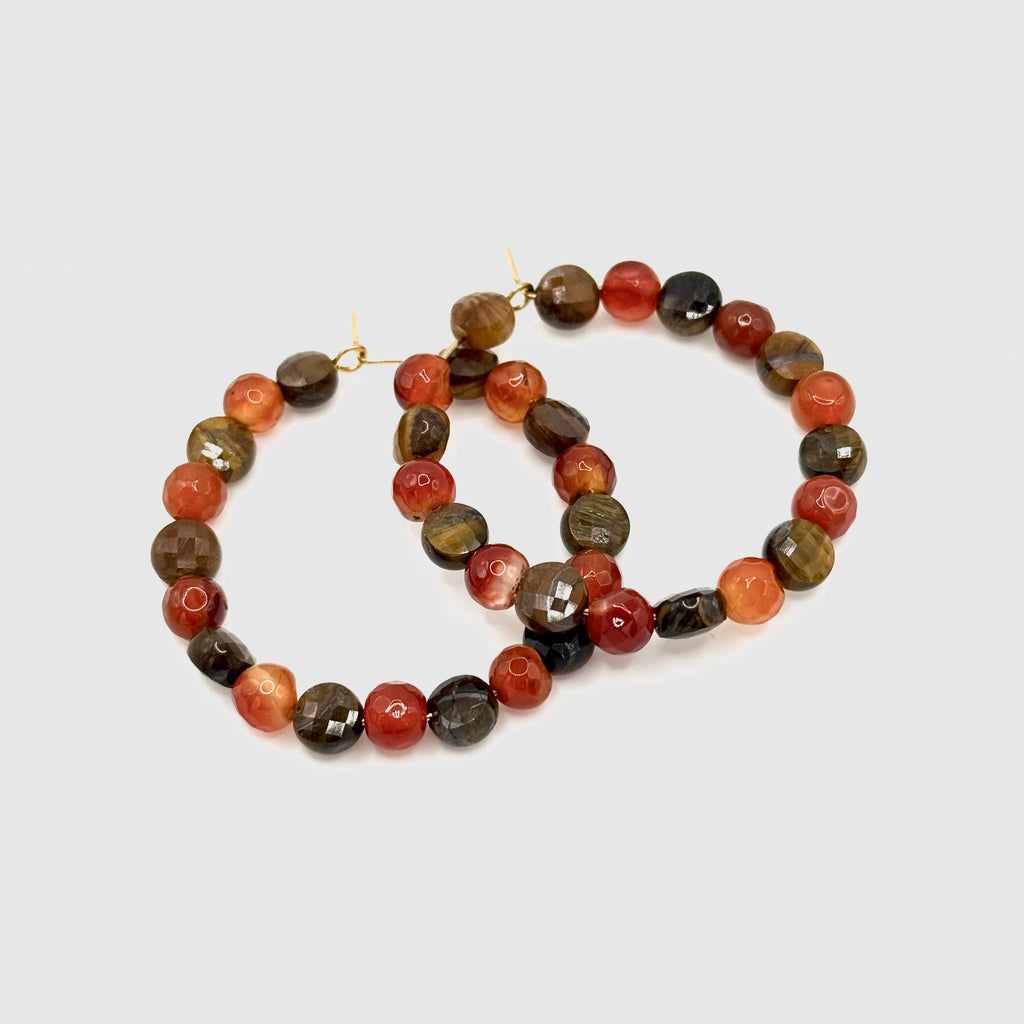 Aria Ojo de Tigre y Cornalina