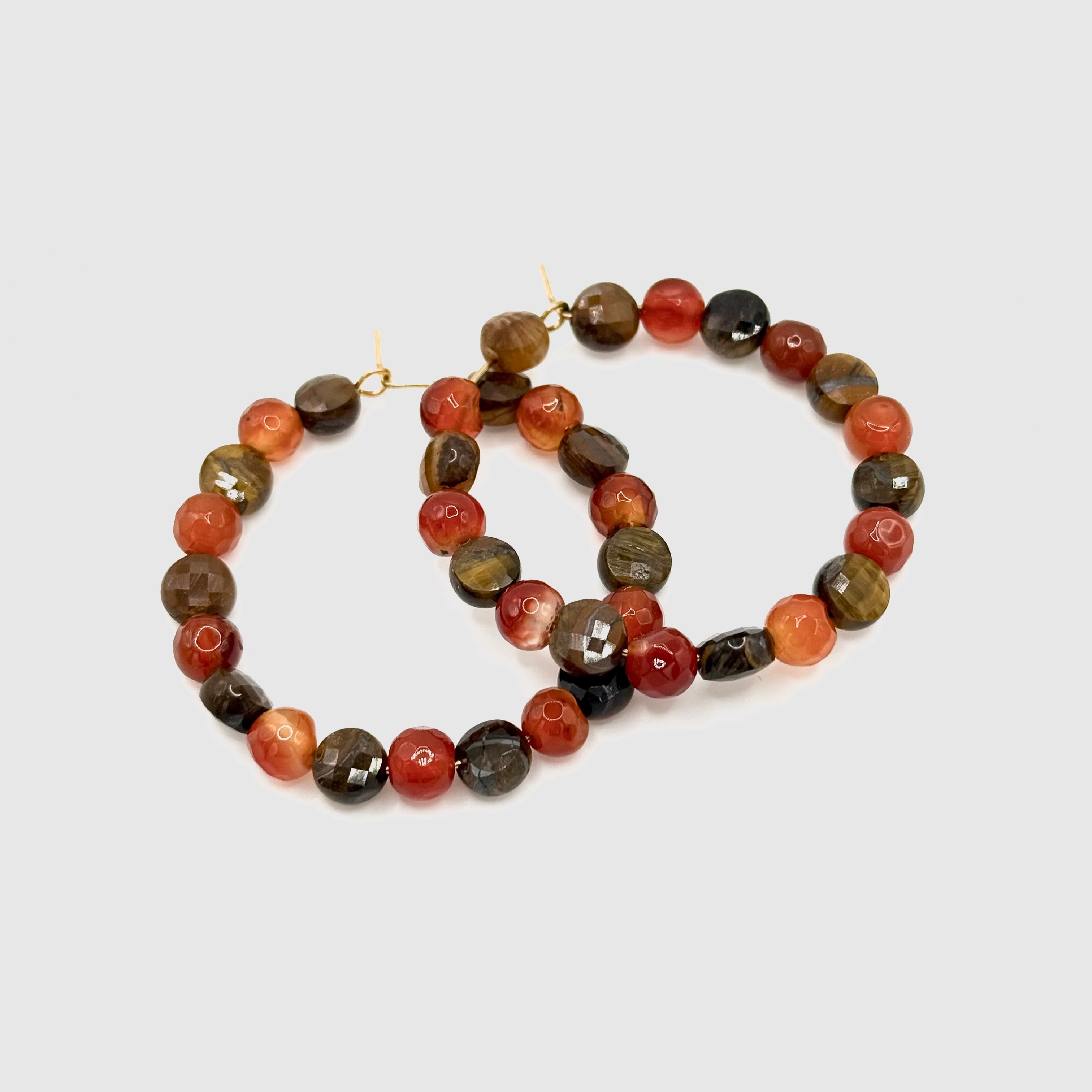 Aria Ojo de Tigre y Cornalina