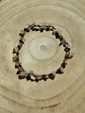 Pulsera/Tobillera Gea - Calcedonia Gris