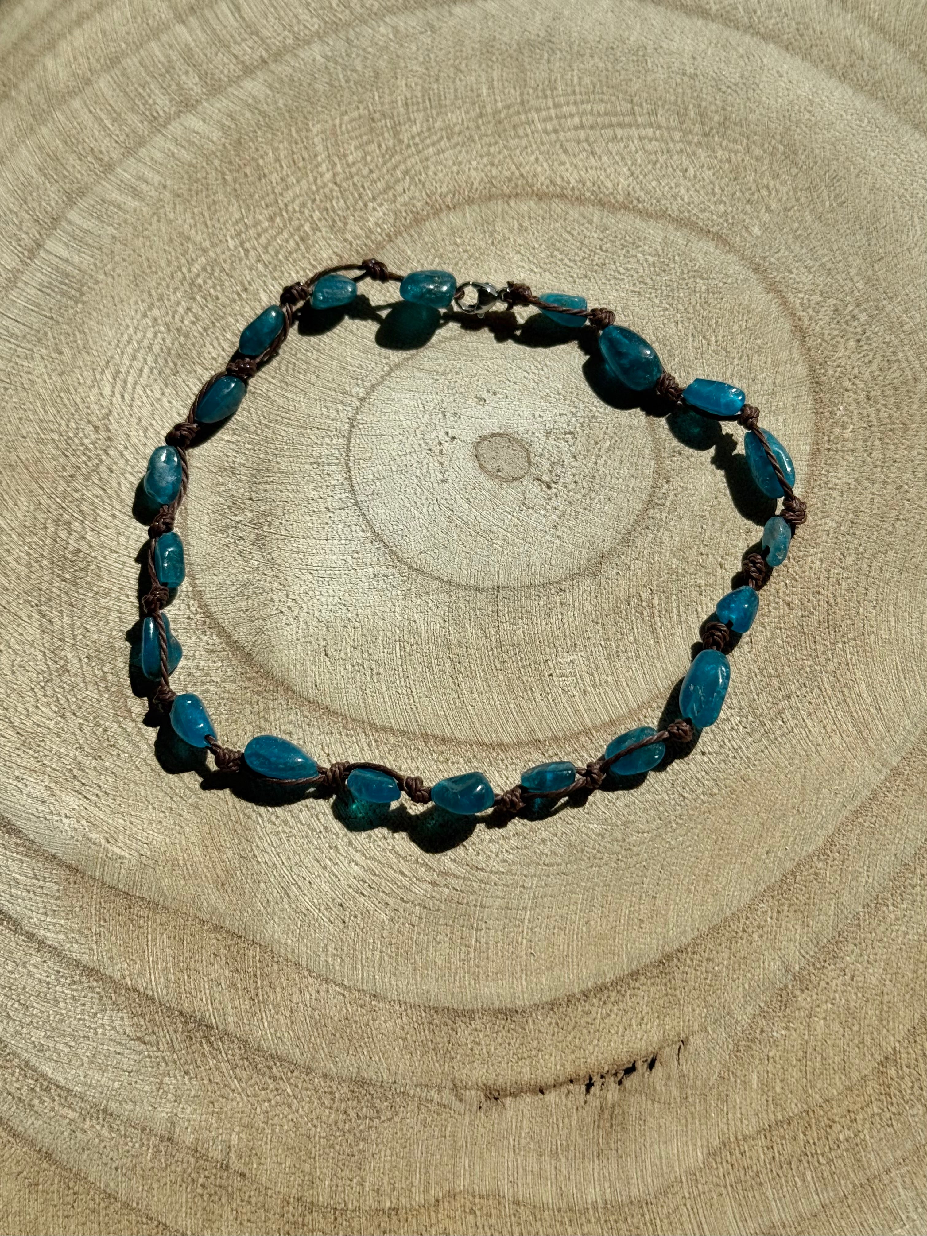 Pulsera/Tobillera Gea - Apatita
